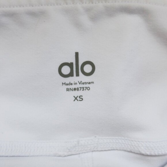 Alo Women XS white high waist leggings RN 87370 - Picture 4 of 10